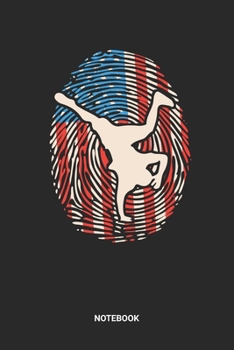 Notebook: Breakdance Themed Notebook (6x9 inches) with Blank Pages ideal as a Hip Hop Break Dance Journal. Perfect as a Breakdancing or Dancing Book ... B-Boying lover. Great gift for Men & Women