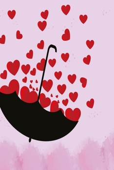 It's raining love: simple Graph Paper Notebook with 120 pages 6x9 perfect as math book, sketchbook, workbook for lovers 120 Pages