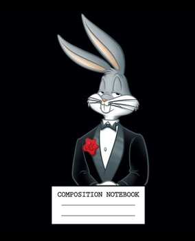 Composition Notebook: Looney Tunes Soft Glossy Cover Wide Ruled Lined Pages Book 7.5 x 9.25 Inches 110 Pages