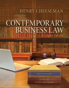 Hardcover Contemporary Business Law Book