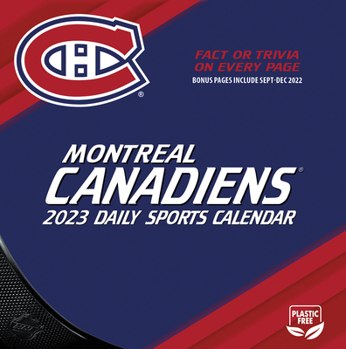 Calendar Montreal Canadiens 2023 Box Calendar Book