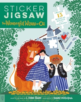 Paperback Sticker Jigsaw: The Wonderful Wizard of Oz Book