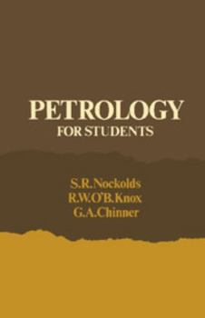 Paperback Petrology for Students Book