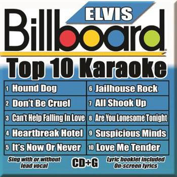 Music - CD Billboard Karaoke - Billboard Elvis Top 10 Karaoke Book