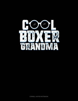 Paperback Cool Boxer Grandma: Cornell Notes Notebook Book