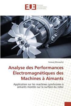 Paperback Analyse Des Performances Électromagnétiques Des Machines À Aimants [French] Book