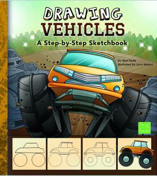 Hardcover Drawing Vehicles: A Step-By-Step Sketchbook Book