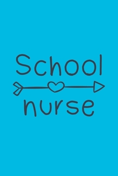 Paperback School Nurse: Cute Nurse Journal - Easy Find Bright Blue! Best Nurse Gift Ideas Medical Notebook Book