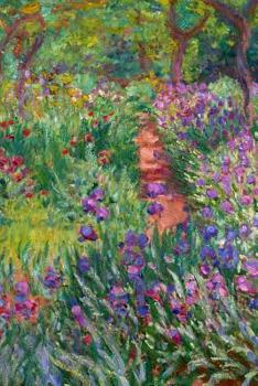 Paperback Iris Garden at Giverny by Claude Monet Journal Book
