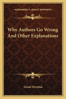 Why Authors Go Wrong, and Other Explanations