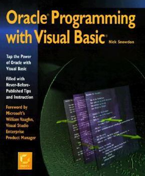 Paperback Oracle Programming with Visual Basic Book