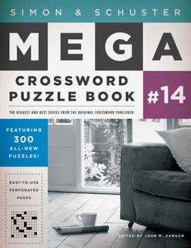 Paperback Simon & Schuster Mega Crossword Puzzle Book #14 Book