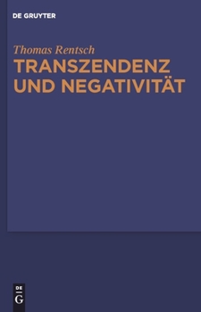Hardcover Transzendenz und Negativität [German] Book