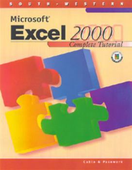 Paperback Microsoft Excel 2000: Complete Tutorial [With CDROM] Book
