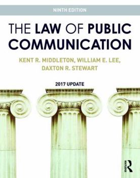 Paperback The Law of Public Communication: 2017 Update Book
