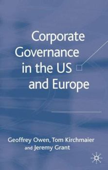 Hardcover Corporate Governance in the Us and Europe: Where Are We Now? Book