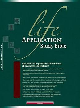 Paperback Life Application Study Bible-Nlt Book