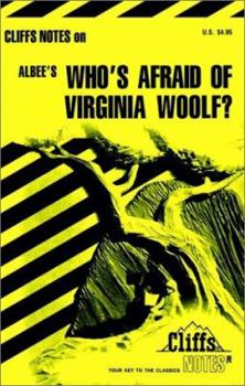 Paperback Cliffsnotes on Albee's Who's Afraid of Virginia Woolf Book