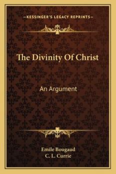 Paperback The Divinity Of Christ: An Argument Book