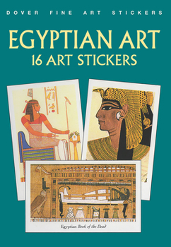 Paperback Egyptian Art: 16 Art Stickers Book