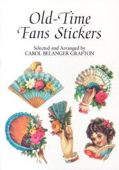 Paperback Old-Time Fans Stickers: 23 Full-Color Pressure-Sensitive Designs Book