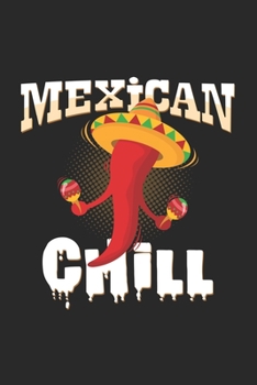 Mexican chill: 6x9 Chili Pepper | lined | ruled paper | notebook | notes