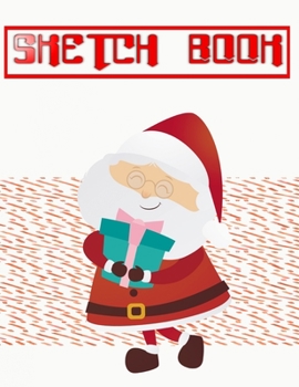 Sketch Book For Painting Creative Christmas Gifts: Sketch Book Drawing Pad Girl With Stars - Doodling - Hamilton # Santa Claus Size 8.5 X 11 INCH 110 Page Big Prints Good Gift.
