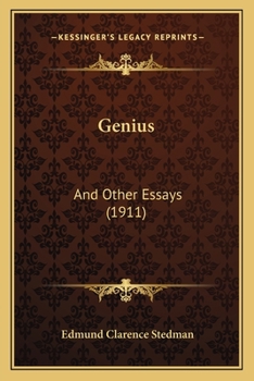 Genius: And Other Essays
