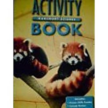 Paperback Harcourt School Publishers Science: Activity Book Grade K Book