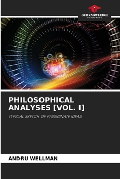 Paperback Philosophical Analyses [Vol. I] Book