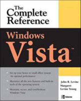 Paperback Windows Vista: The Complete Reference Book