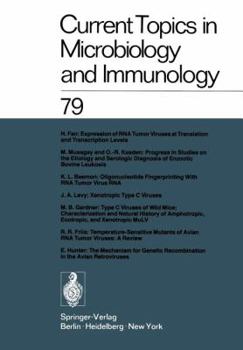 Paperback Current Topics in Microbiology and Immunology: Volume 79 Book