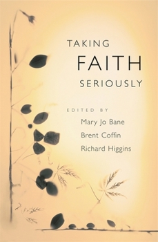 Hardcover Taking Faith Seriously Book