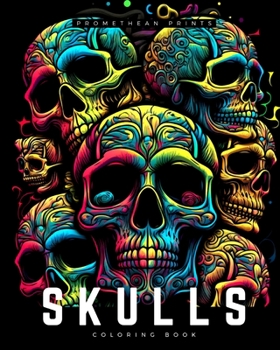 Paperback SKULLS (Coloring Book): 24 Coloring Pages Book