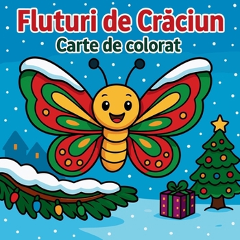 Fluturi de Craciun - Carte de colorat