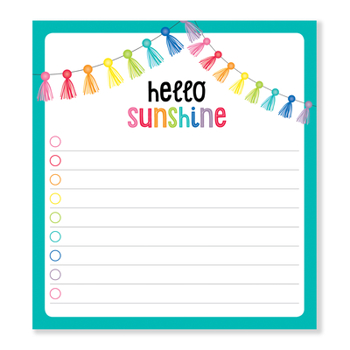 Misc. Supplies Hello Sunshine Notepad Book