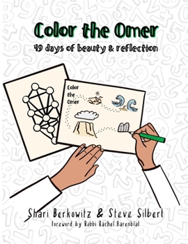 Paperback Color the Omer: 49 days of beauty and reflection Book