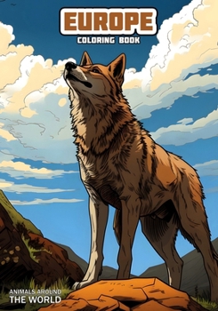 Paperback Animals around the World - Europe: Coloring Book