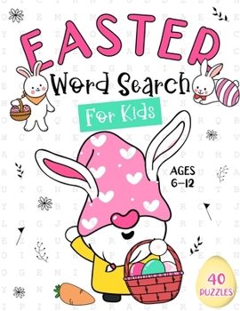 Paperback Easter Word Search for Kids: A Fun Easter Word Search Activity Book for Kids (Easter Basket Filler) [Large Print] Book