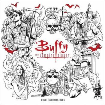 Paperback Buffy the Vampire Slayer Adult Coloring Book