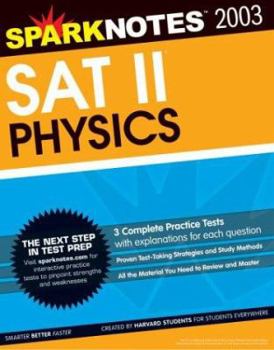 Paperback SAT II Physics (Sparknotes Test Prep) Book