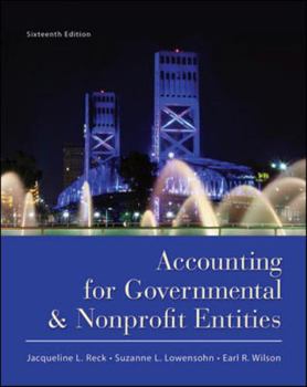 Hardcover Accounting for Governmental and Nonprofit Entities Book