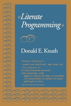Paperback Literate Programming Book