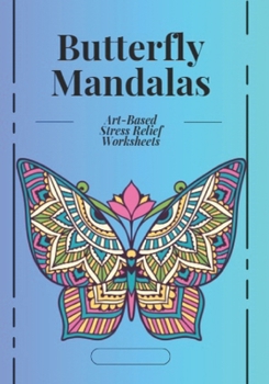 Butterfly Mandala Art Relief Book