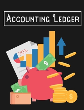 Paperback Accounting ledger: simple ledger book - Management Finance Budget Expense journal Book