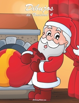 Paperback Dibujos de Navidad 4 [Spanish] Book
