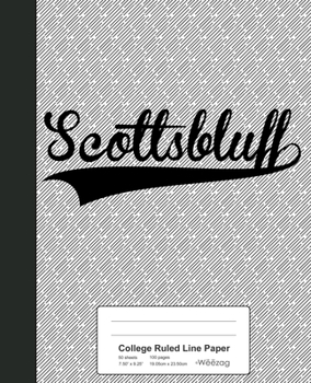 Paperback College Ruled Line Paper: SCOTTSBLUFF Notebook Book