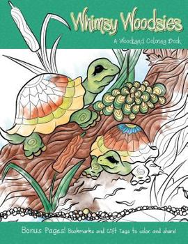 Paperback Whimsy Woodsies: A Woodland Coloring Book