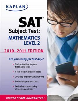 Paperback Kaplan SAT Subject Test: Mathematics, Level 2 Book