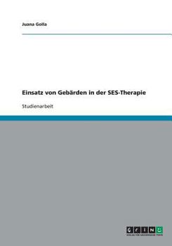 Paperback Einsatz von Geb?rden in der SES-Therapie [German] Book